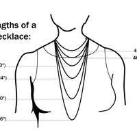 Necklace Silver Hologram Glitter - customized lenght - Thumbnail 2