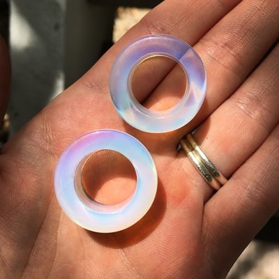Opalite 1" plugs 