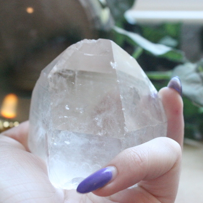 Natural quartz point