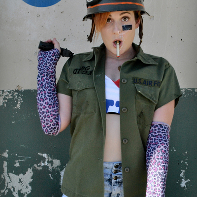 Tank girl surprised cosplay 11x17 print