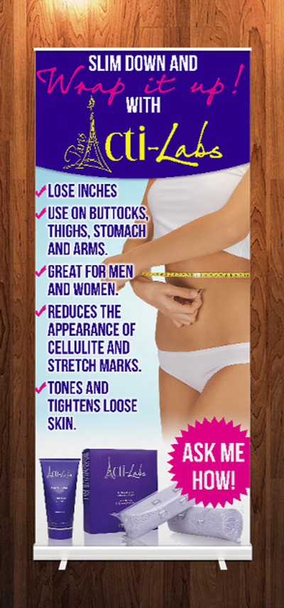 ACTI-LABS PREMIUM RETRACTABLE BANNER WRAP 2