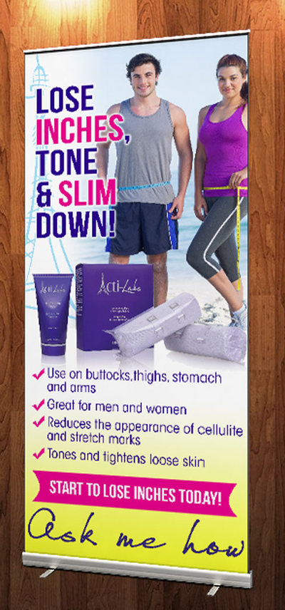 ACTI-LABS PREMIUM RETRACTABLE BANNER WRAP 3