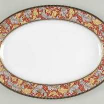14" Granville Oval Serving Platter by Nikko