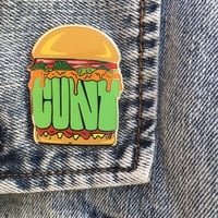 Cunt Burger Pin - Thumbnail 2