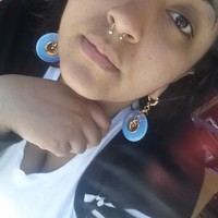 Opalite Donut Ear Weights for Stretched Ears - Thumbnail 1