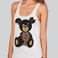 Recession Bear - Adult Unisex Tank Top - Thumbnail 1