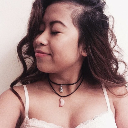 Pink Marble Moon Choker