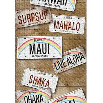 "license plates" beach towel - Thumbnail 1