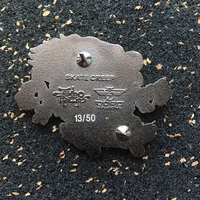 Skate Creep (BLUE Hard enamel) Pin LE(50) - Thumbnail 1