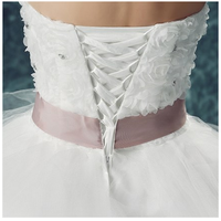  White A-line high-low sweetheart prom dress,homecoming dress, - Thumbnail 3