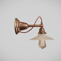 Vintage Industrial Wall Sconce - Early Electric Victorian Antique Wall Light - Steampunk Lamp - Bedside Cafe Bar Library Light - Thumbnail 4