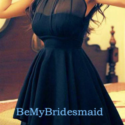 Lovely high low black  dresses, high low women dresses, girl dresses