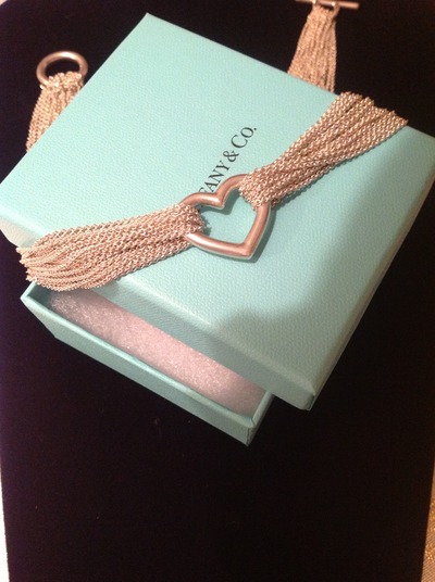 100% Authentic Tiffany & Co Mesh Toggle Necklace