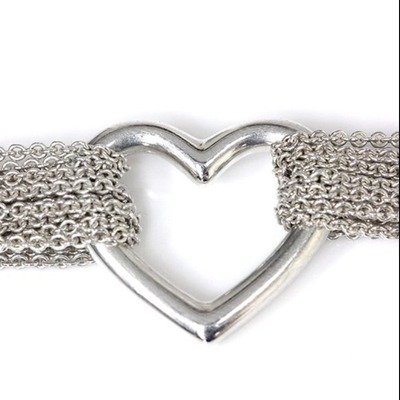 100% authentic tiffany & co mesh toggle necklace