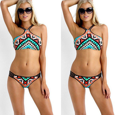 A Side Of Aztec Bikini Set