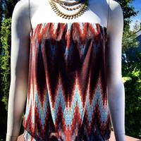 Strapless Drop Waist Maxi Dress - Thumbnail 2