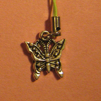 Butterfly Cell Charm