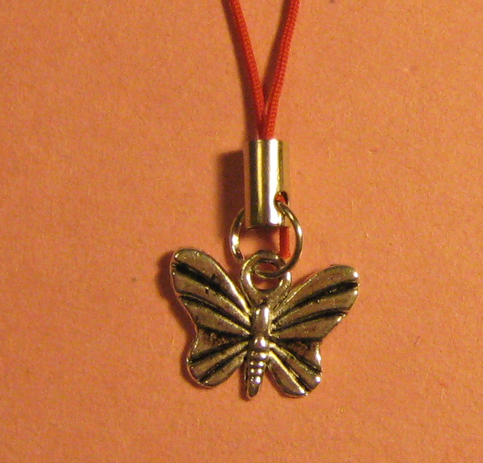 Butterfly Cell Charm