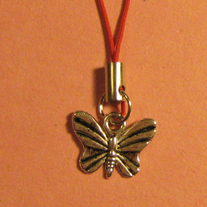 Butterfly Cell Charm