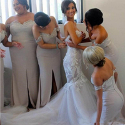 Long bridesmaid dress, sexy bridesmaid dress, pretty bridesmaid dress, sweet heart bridesmaid dress, mermaid bridesmaid dress,bd1607010 - Thumbnail 4