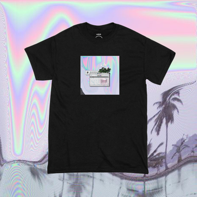 Unisex vaporwave window 98 holographic t shirt 