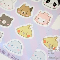 Kawaii Animals Sticker Sheet - Thumbnail 3