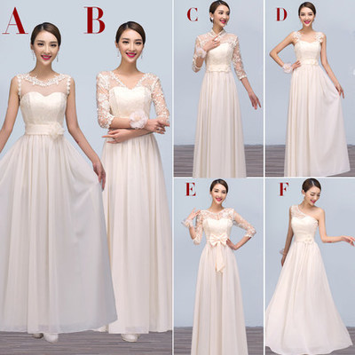 Chiffon bridesmaid dresses, affordable bridesmaid dresses, champagne bridesmaid dresses, summer bridesmaid dresses, custom bridesmaid dresse,bd1607016 - Thumbnail 2