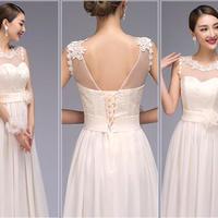 Chiffon bridesmaid dresses, affordable bridesmaid dresses, champagne bridesmaid dresses, summer bridesmaid dresses, custom bridesmaid dresse,BD1607016 - Thumbnail 1