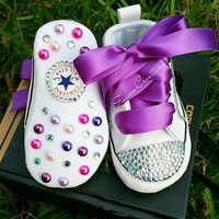 Infant Custom Converse (Size 1-3) - Thumbnail 1