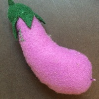 'The Eggplant' custom catnip toy! - Thumbnail 1