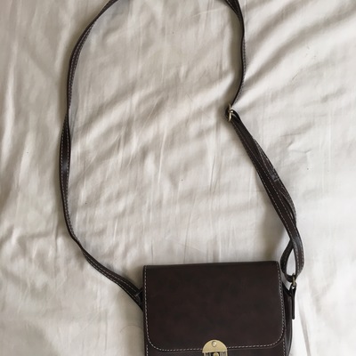 Dark brown crossbody