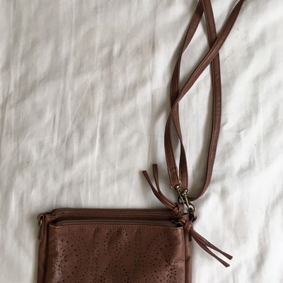 Small brown shoulder bag - Thumbnail 4