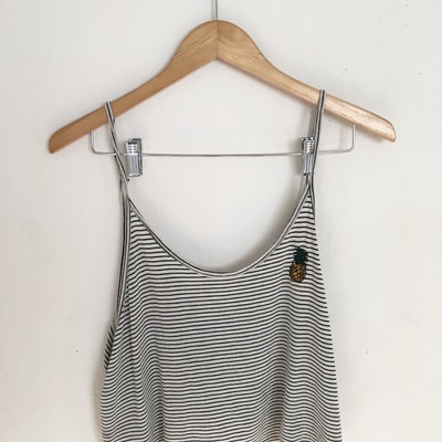 Pineapple striped tank