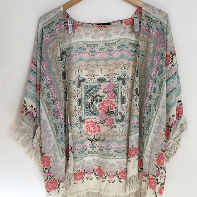 Floral garden kimono