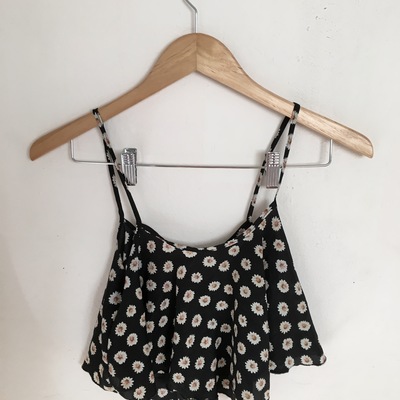 Graphic crop muscle tank - Thumbnail 5