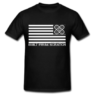 BFS AMERICAN FLAG BLACK T-SHIRT