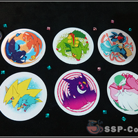 Mega stickers (set or individual)