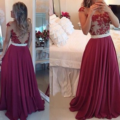 Lace backless prom dresses, sexy prom dress, chiffon prom dress, 2016 prom dress, long prom dress, prom dresses online,bd1607046