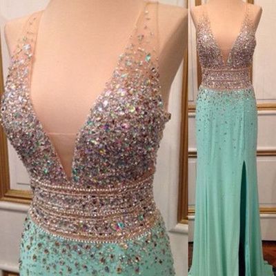 Sparkly prom dress, off shoulder prom dress, v-neck prom dress, gorgeous long prom dress, affordable prom dress, elegant prom dress,bd1607050