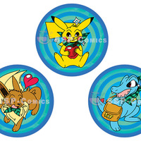 PSMD Starter Stickers (Set or Individual) - Thumbnail 1