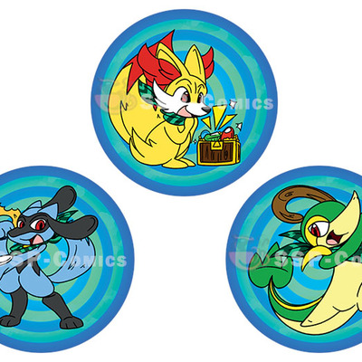 Psmd starter stickers (set or individual)