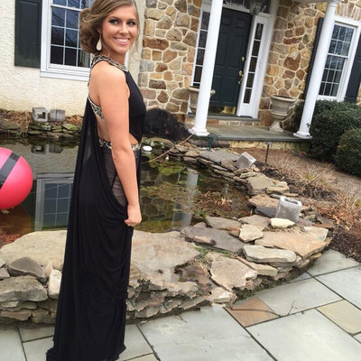 Sexy prom dress, black prom dress, long prom dress, popular prom dress, charming prom dress,bd1607059
