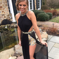 Sexy prom dress, black prom dress, long prom dress, popular prom dress, charming prom dress,BD1607059 - Thumbnail 1