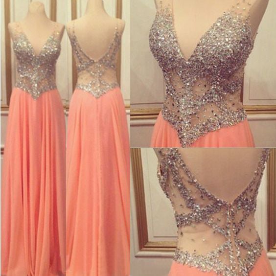 Sparkly Prom Dress, Off Shoulder Prom Dress, Long Prom Dress, V-neck Prom Dress, Sexy Prom Dress, Evening Dress,BD1607064