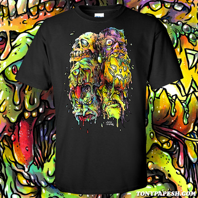 Six severed heads (shirt)