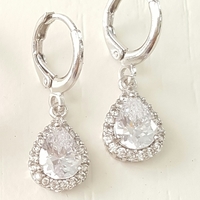 Tear Drop - Drop Down Earrings - Thumbnail 1