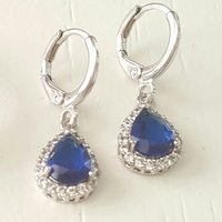 Tear Drop - Drop Down Earrings - Thumbnail 2