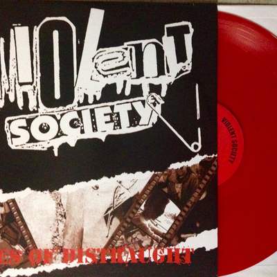 Violent society - times of distraught lp (red) - Thumbnail 4