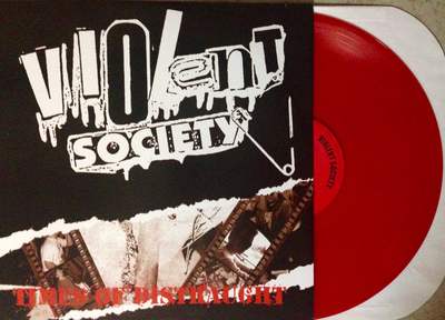 VIOLENT SOCIETY - Times of Distraught LP (Red)
