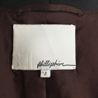 3.1 PHILLIP LIM Gold Multi-Color Sequin & Black Silk Tuxedo Jacket - Thumbnail 4